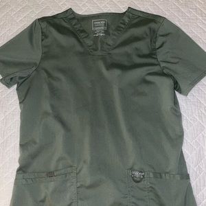 Olive green Cherokee scrub set